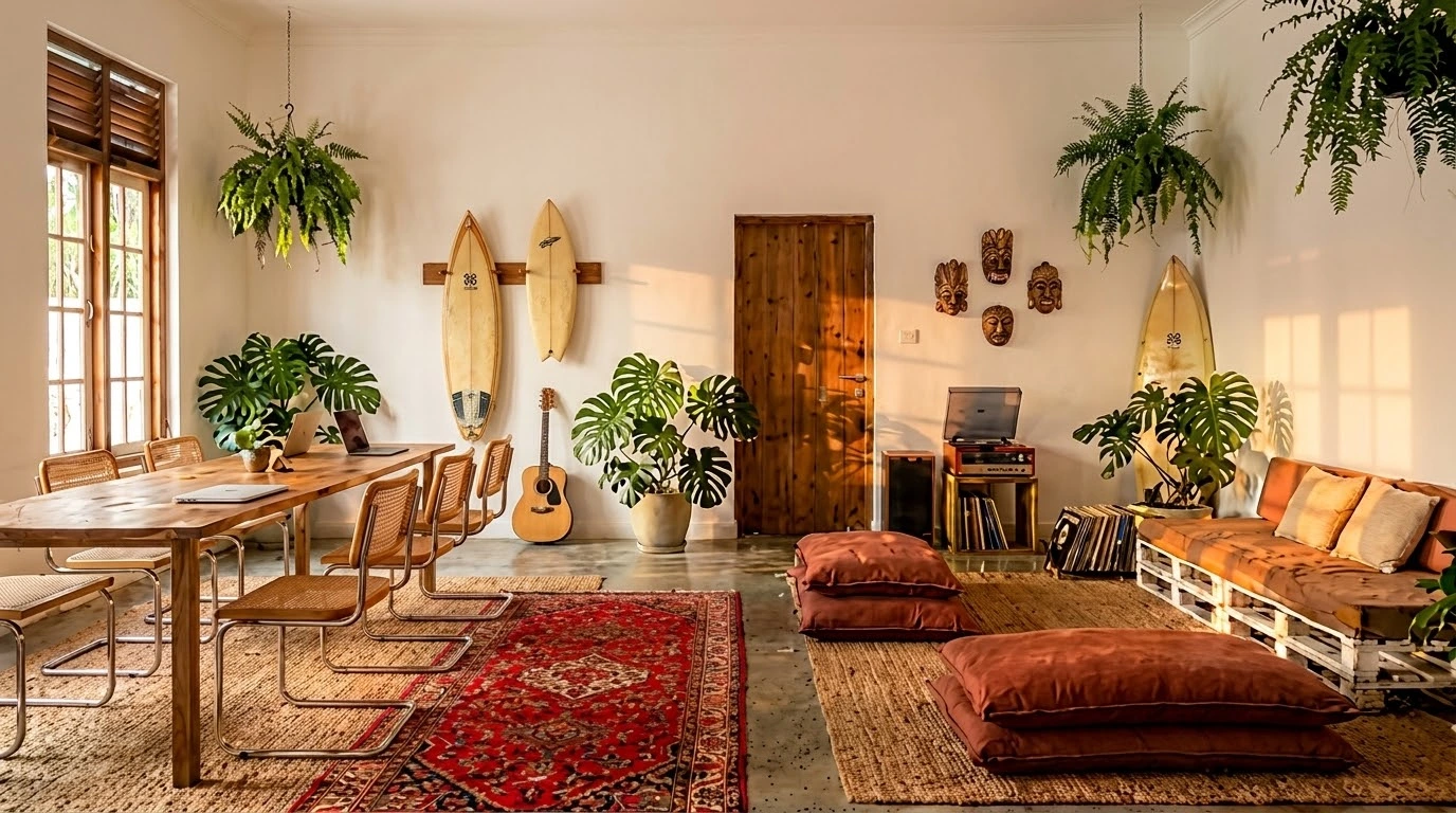 Agni (Fire) - Shared Living Room